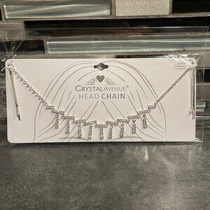 Crystal Avenue Head Chain Cascading Design Headpiece New In Bag -FREE SHIPPING